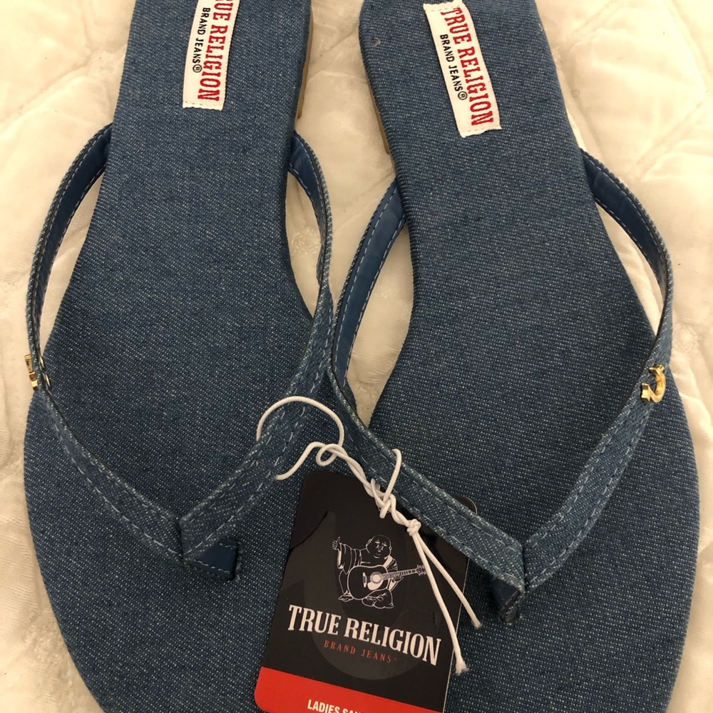 True Religion Denim Ladies Sandals